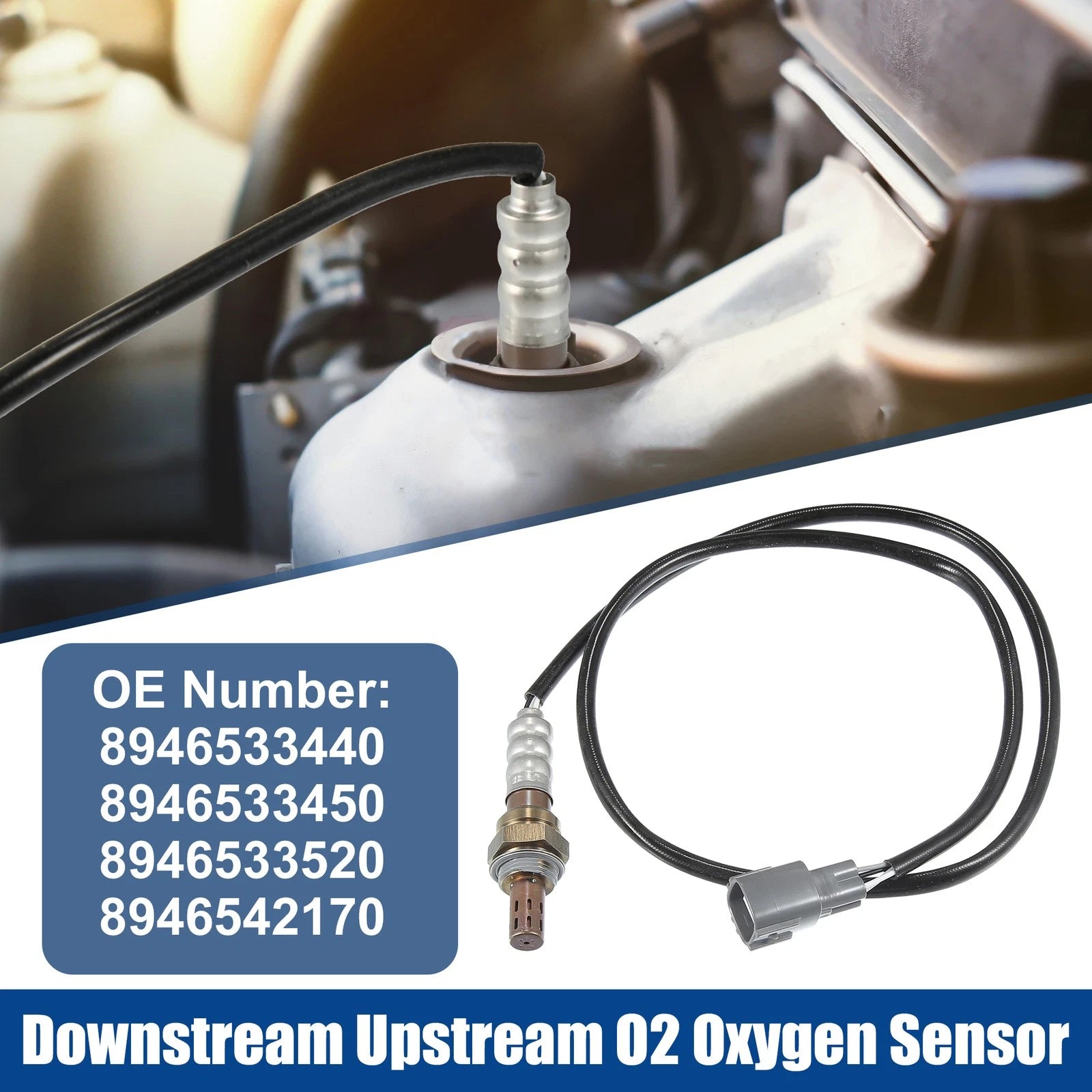 O2 Oxygen Sensor Replacement for Toyota 4Runner, Camry (1996–2023)