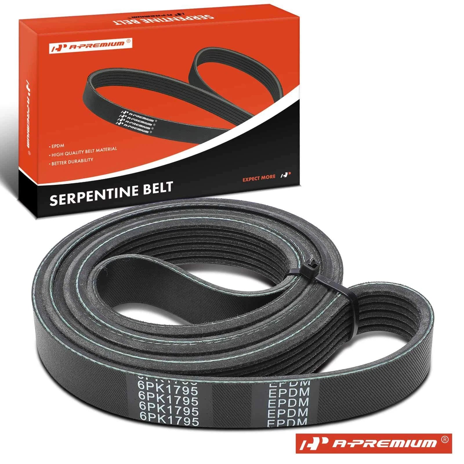 Serpentine Belt for Ford Taurus (1991–1992) / Mitsubishi Lancer (1991–1992)
