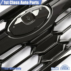 Front Bumper Upper Grille Assembly Glossy Black for Subaru Crosstrek (2018-2020)
