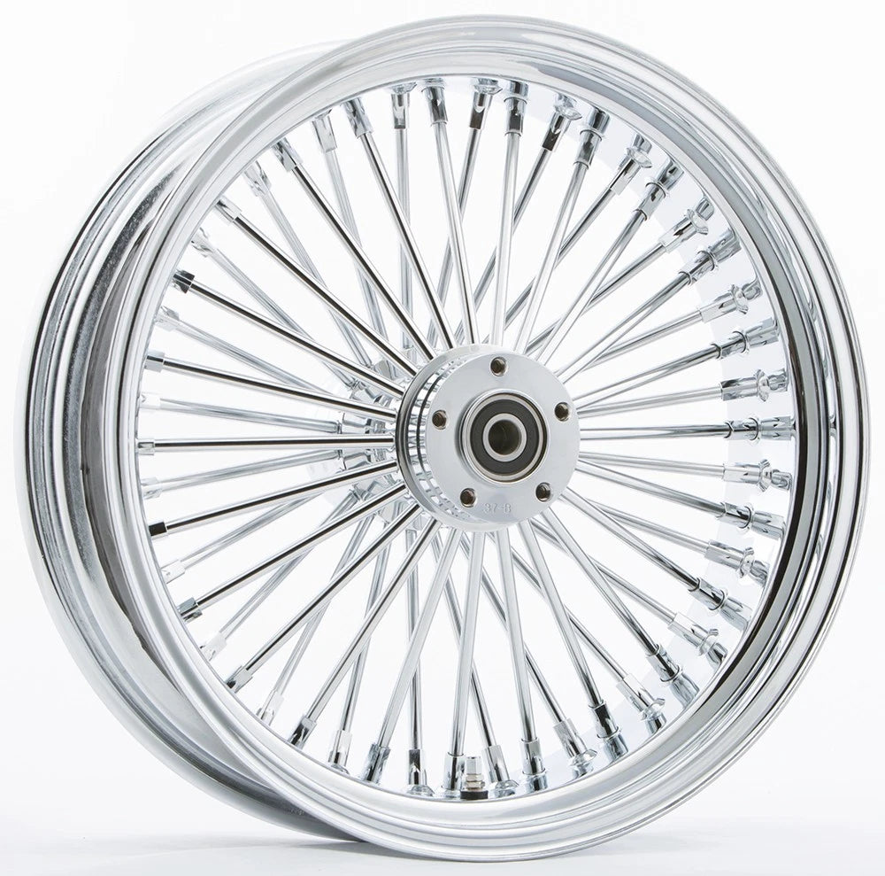 Chrome 48 Spoke Wheel for V-Twin Motorcycles 18x4.25 (1" Axle)