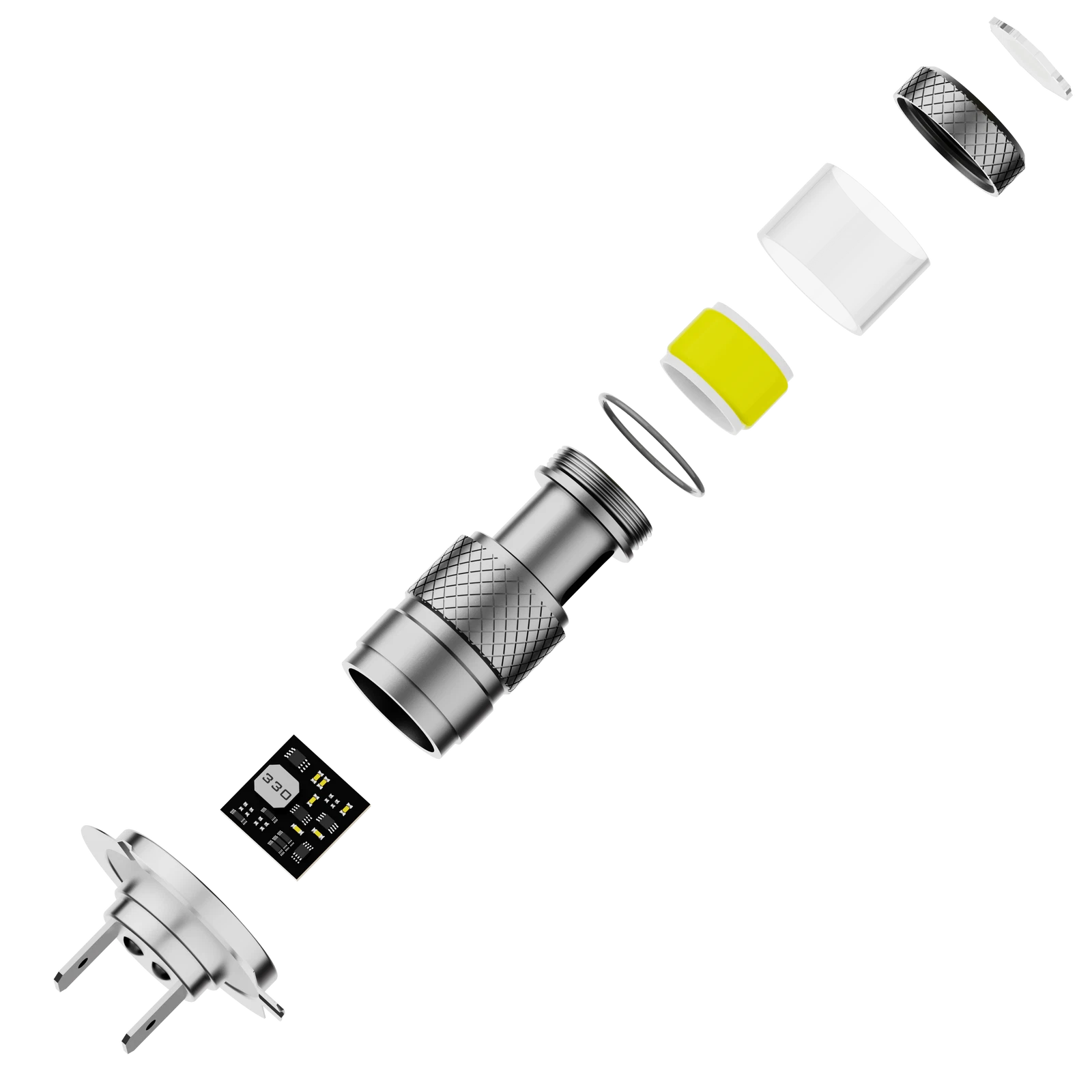 2X H7 LED Bulbs Kit for Turn Signal Brake Light DRL Foglights (360 Angle)