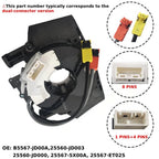 Clock Spring B5567-JD00A for Nissan Qashqai Pathfinder Sentra Versa (2005–2013)