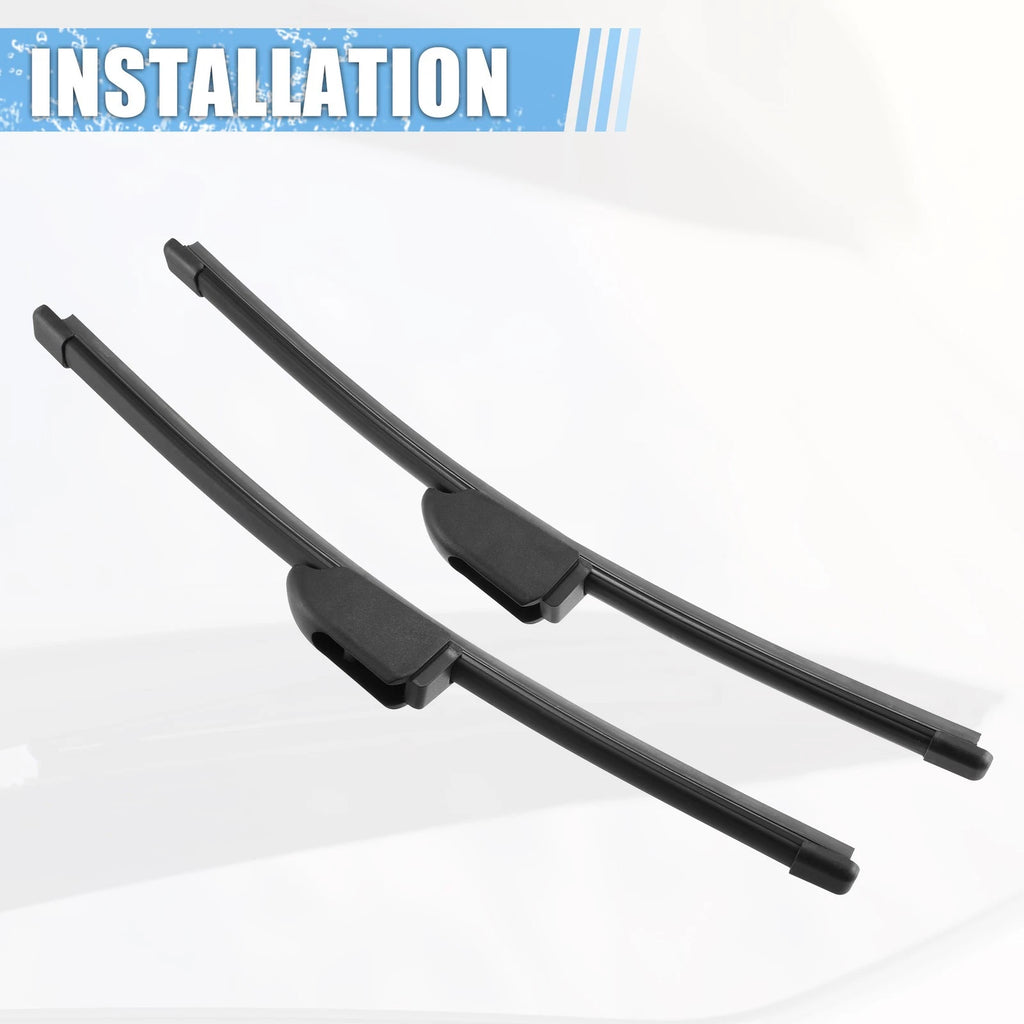 Set of 2 Rear Windshield Wiper Blades for Hyundai Elantra GT/I30 (2012–2017)