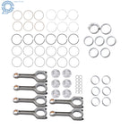 Set of 6 Connecting Rods and Pistons for BMW 3.0L L6 (2011–2017)