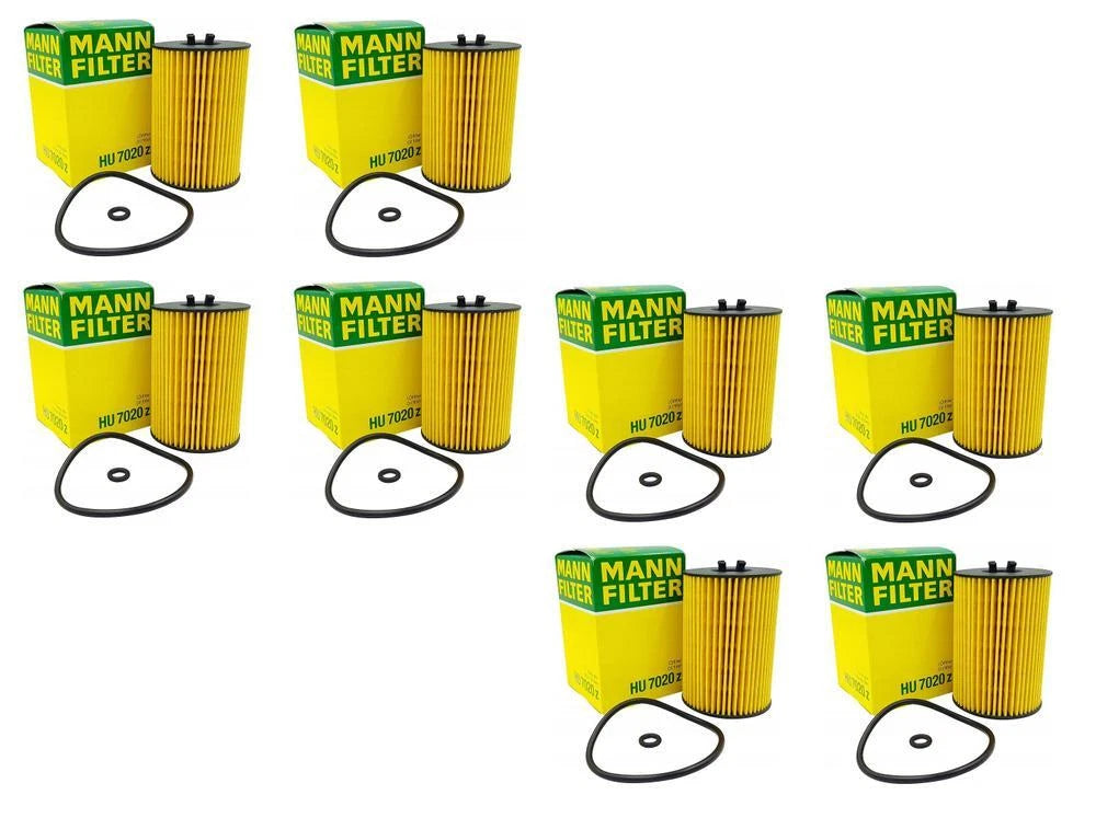 Set of 8 Engine Oil Filters HU7020z for Audi A3 VW Beetle Golf Jetta (2000–2023)