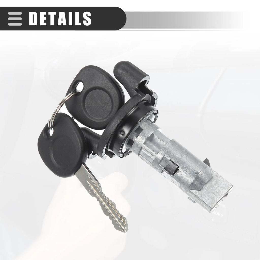 Ignition Switch Lock Cylinder Set for Chevy Silverado 1500 (1999–2004) 2 Keys