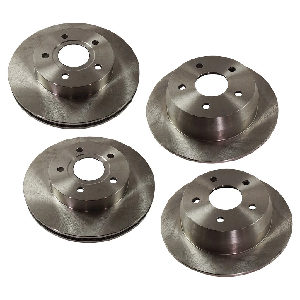 Front and Rear Disc Brake Rotors for Jeep Grand Cherokee (1999–2004)