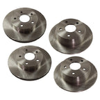 Front and Rear Disc Brake Rotors for Jeep Grand Cherokee (1999–2004)