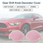 Gear Shift Knob Decorator Cover for Ford Mustang (2015–2021) Pink