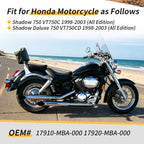 Throttle Cable A B for Honda Shadow 750 VT750C VT750CD (1998–2003) 17910-MBA-000