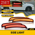 Set of 2 Smoked LED Side Marker Lights for Chrysler 300 (2015–2021)