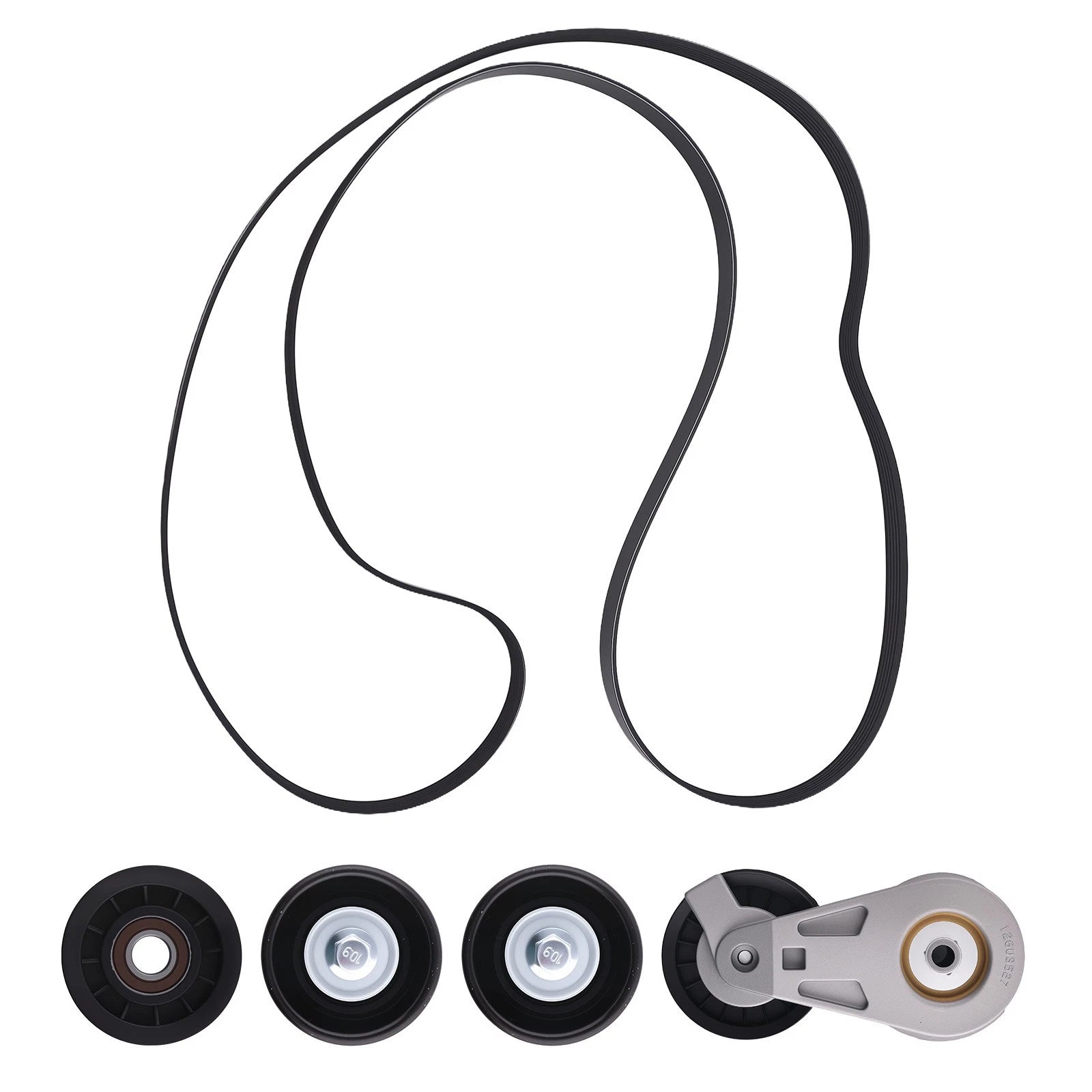 Serpentine Belt Tensioner Pulley Kit for Chevrolet Malibu (2006–2010) 90K38420A