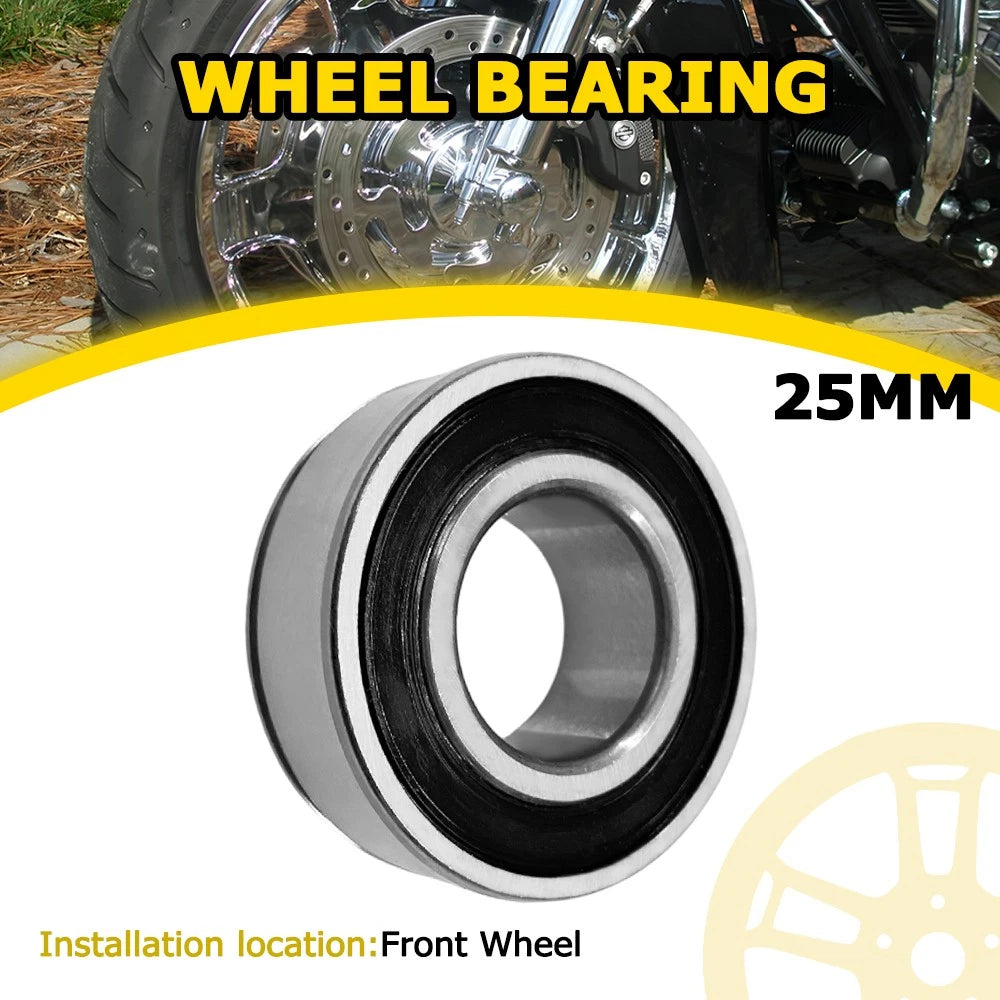 Front Wheel Bearing Replacement Kit 25mm for Harley Davidson (21")
