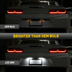 Pair LED License Plate Light for Chevrolet Volt (2011–2019)