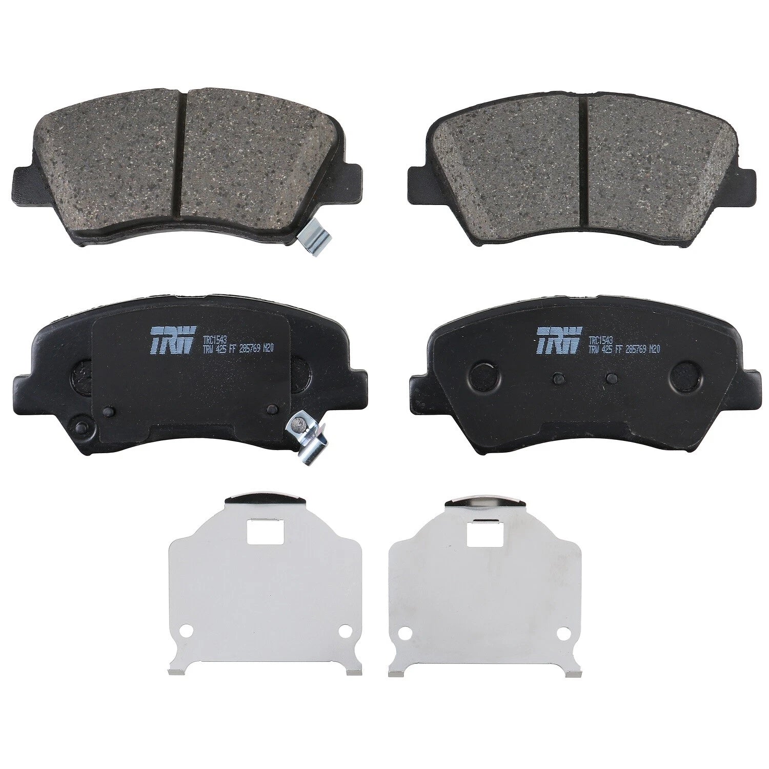 Front Brake Kit 280mm Rotors TRW Ceramic Pad for Elantra Veloster Forte Koup (2011–2019)