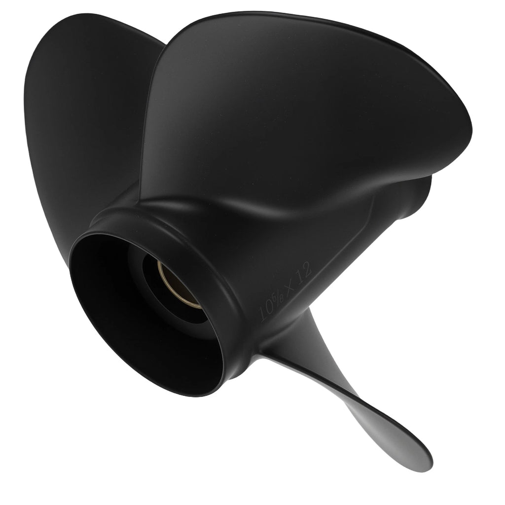 3 Blade Aluminum Propeller for Mercury 30-70HP (12", 48-73134A45, RH)