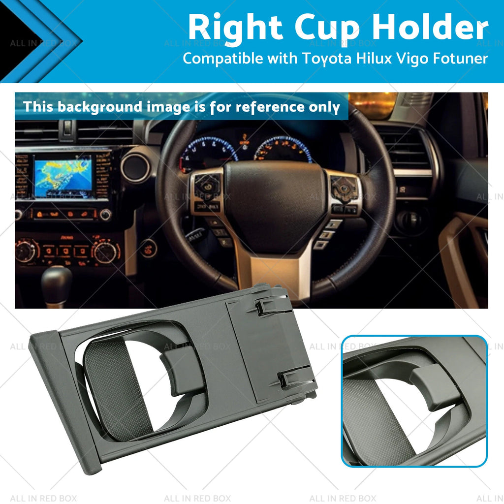 Cup Holder Trim for Toyota Hilux Vigo Fortuner (2005–2014)