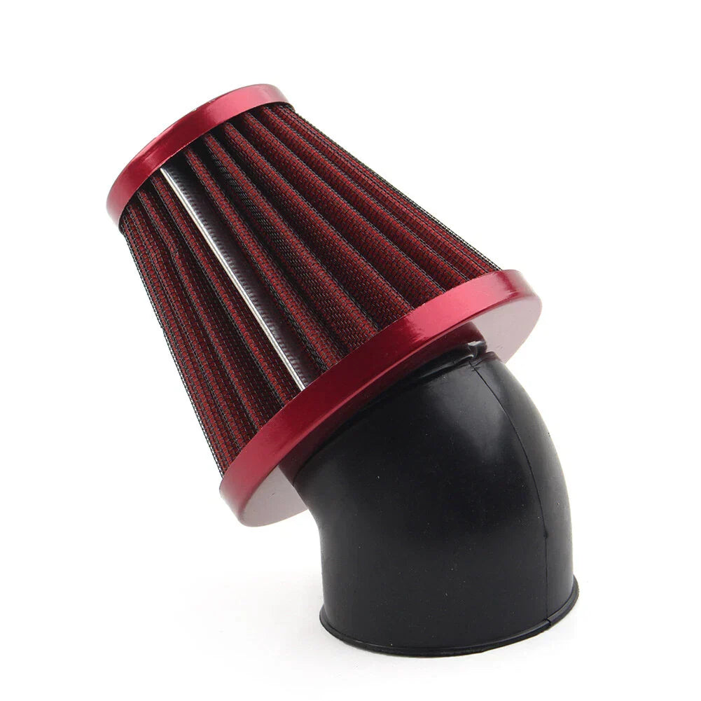 48mm Air Intake Filter Cleaner for Motorcycle - Red