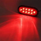 2X 6 Inch Red LED Rear Tail Light for Truck Trailer (Universal)