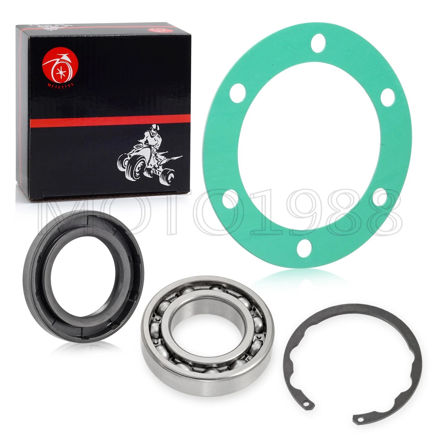 Rear Axle Bearing Seal Gasket Kit for Kawasaki Mule 2520 (1993, 1995–2000)