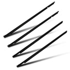 Set of 4 Window Scraper Seal Belt Weatherstrip for Toyota RAV4 (2009–2012)