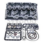 Complete Cylinder Head & Gasket for Kubota D1503 L2900 L3000 L3010 L3130