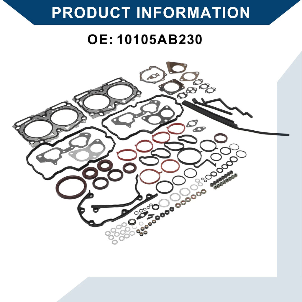 Set of 1 Cylinder Head Gasket Kit No.10105AB230 for Subaru EJ255 (BR9)