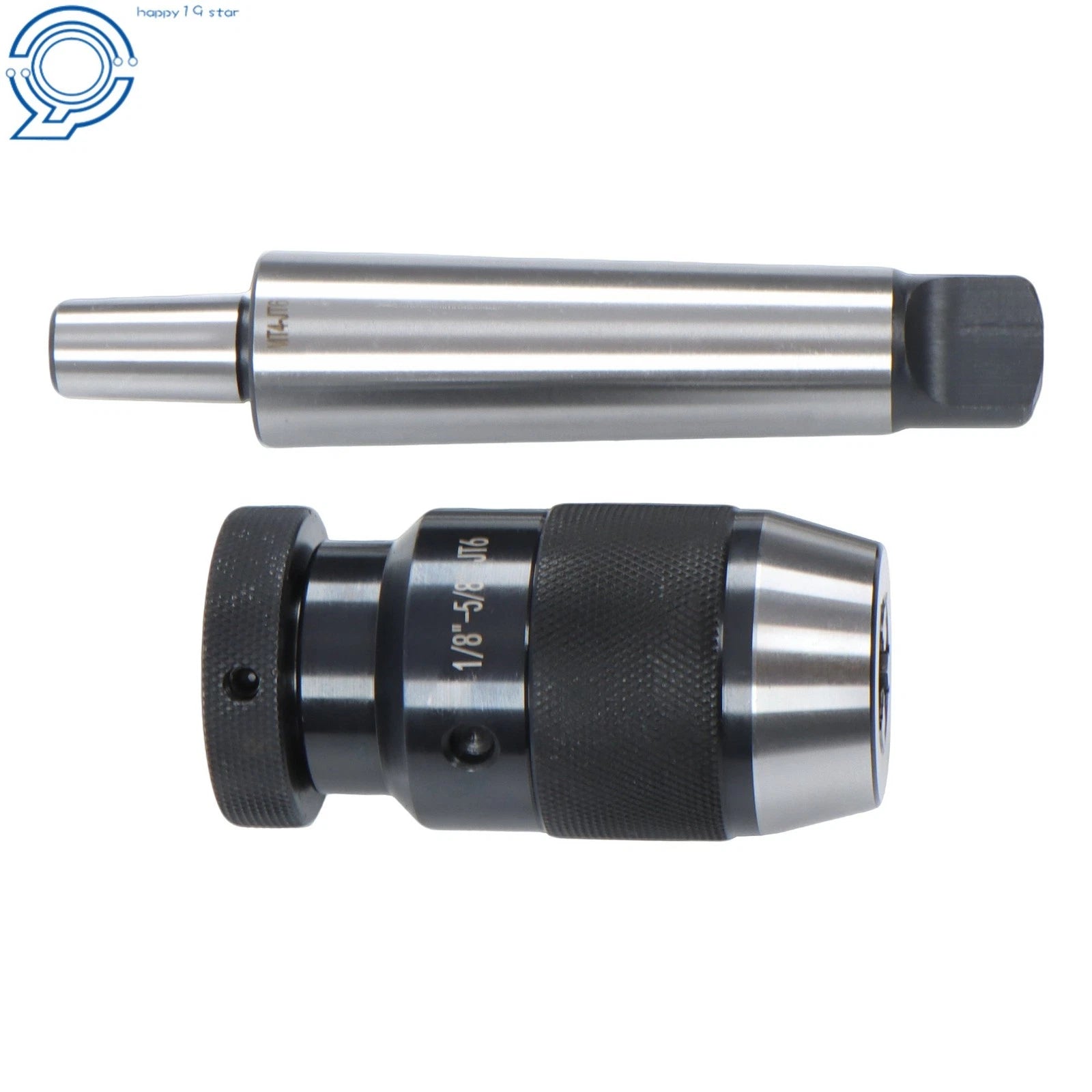 6JT Keyless Drill Chuck 5/8" with MT4 Arbor for Industrial Use