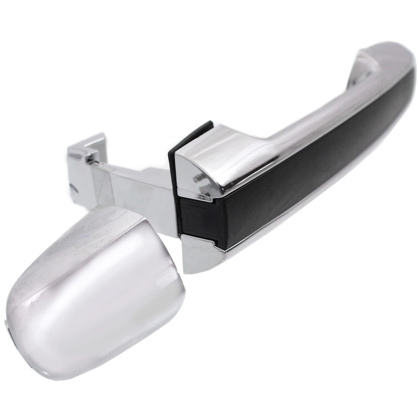 Front Outer Door Handle with Chrome Black Insert for Hyundai Sonata (2006–2010)