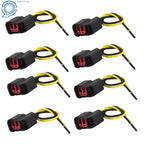 Set of 8 Fuel Injector Connector Pigtails for Dodge LS2 LS3 Ford EV6 EV14