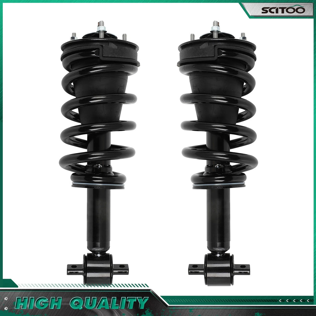 Front Pair Loaded Complete Struts & Coil Spring for Silverado Sierra 1500 (2014–2019)