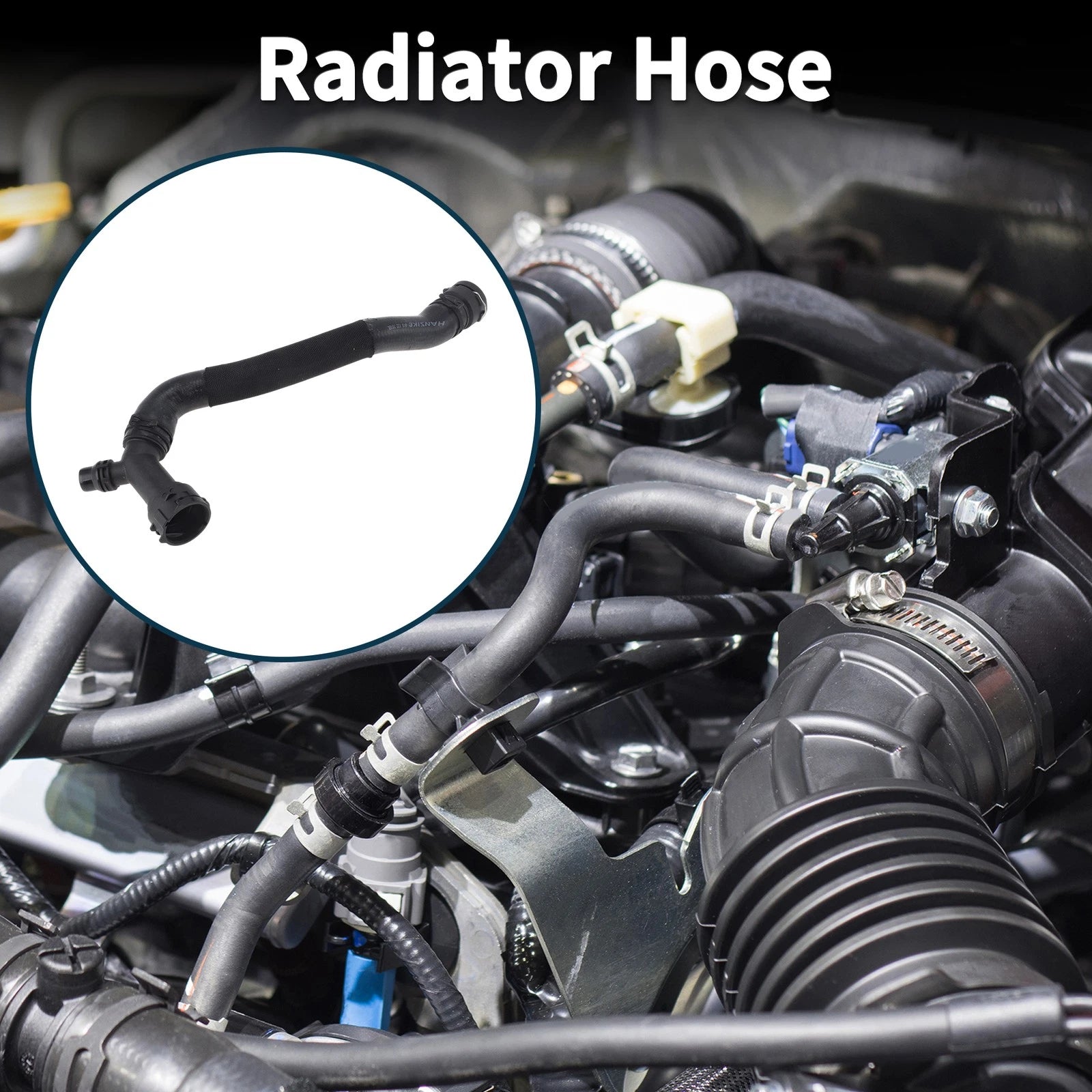 Radiator Hose for Audi A6 Quattro (2019–2025) No. 4K0122101BL Rubber