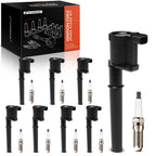 Set of 8 Ignition Coils and Iridium Spark Plugs for Ford Mustang