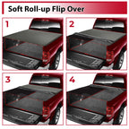 6.5FT Roll-Up Vinyl Tonneau Cover for Silverado Sierra 1500 (2007-2014)