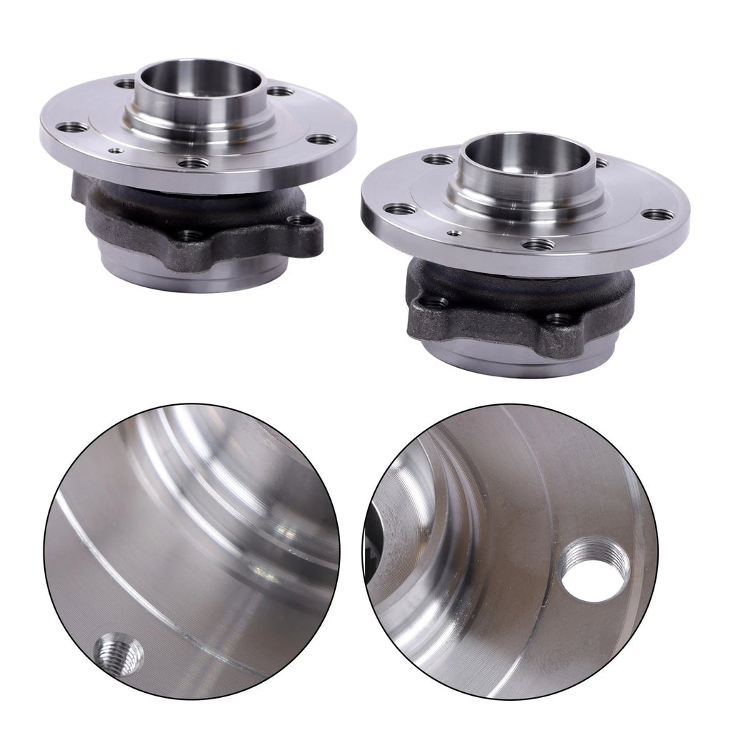 2X Front Wheel Hub & Bearing Assembly for Volkswagen Passat Jetta Tiguan (2005–2019)