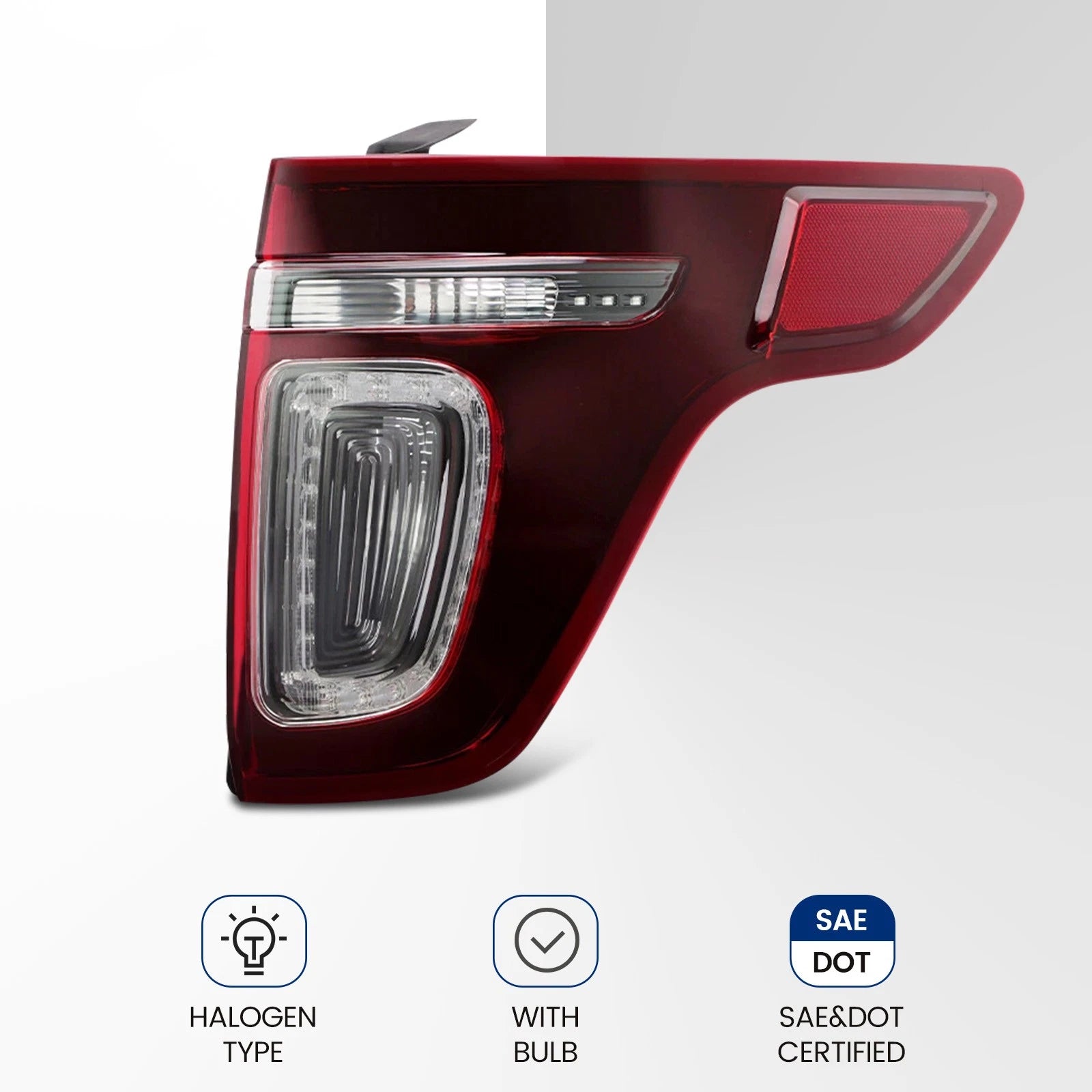 LED Tail Light for Ford Explorer Sport Package (2013–2015) Left + Right