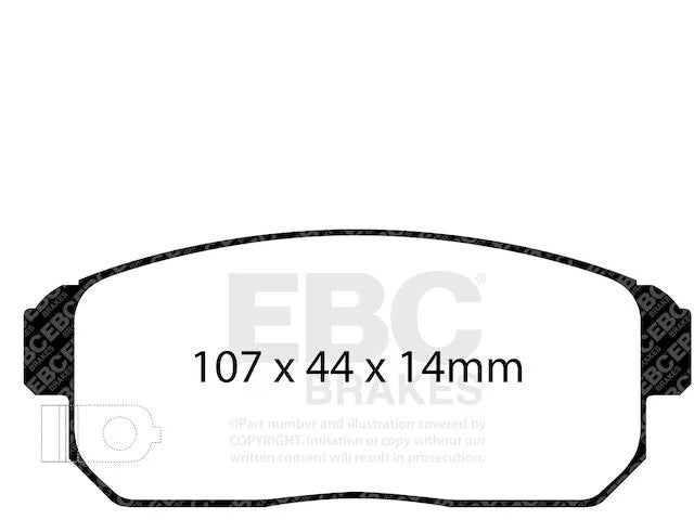 Rear Brake Pad Set for Mazda RX8 (2004–2011) XD266HG