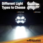 Set of 4 Driving Light Covers for maXpeedingrods 5" Square LED Lights