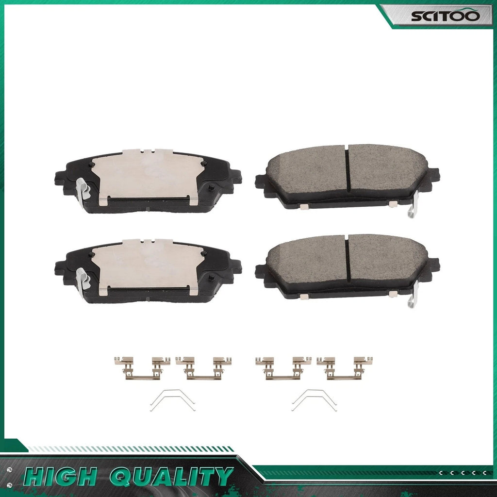 Set of 4 Front Performance Ceramic Brake Pads for Mazda 3 (2019–2023)