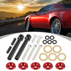 Engine Valve Cover Washer Bolt Kit Red for Honda D-Series D15 D16 (1992-2000)