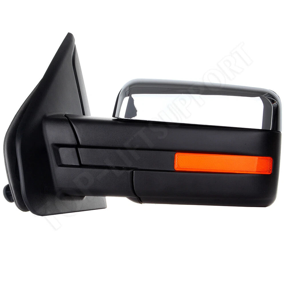 Power Heated Left Driver Side View Mirror with LED Signal for F-150 (2004–2014)