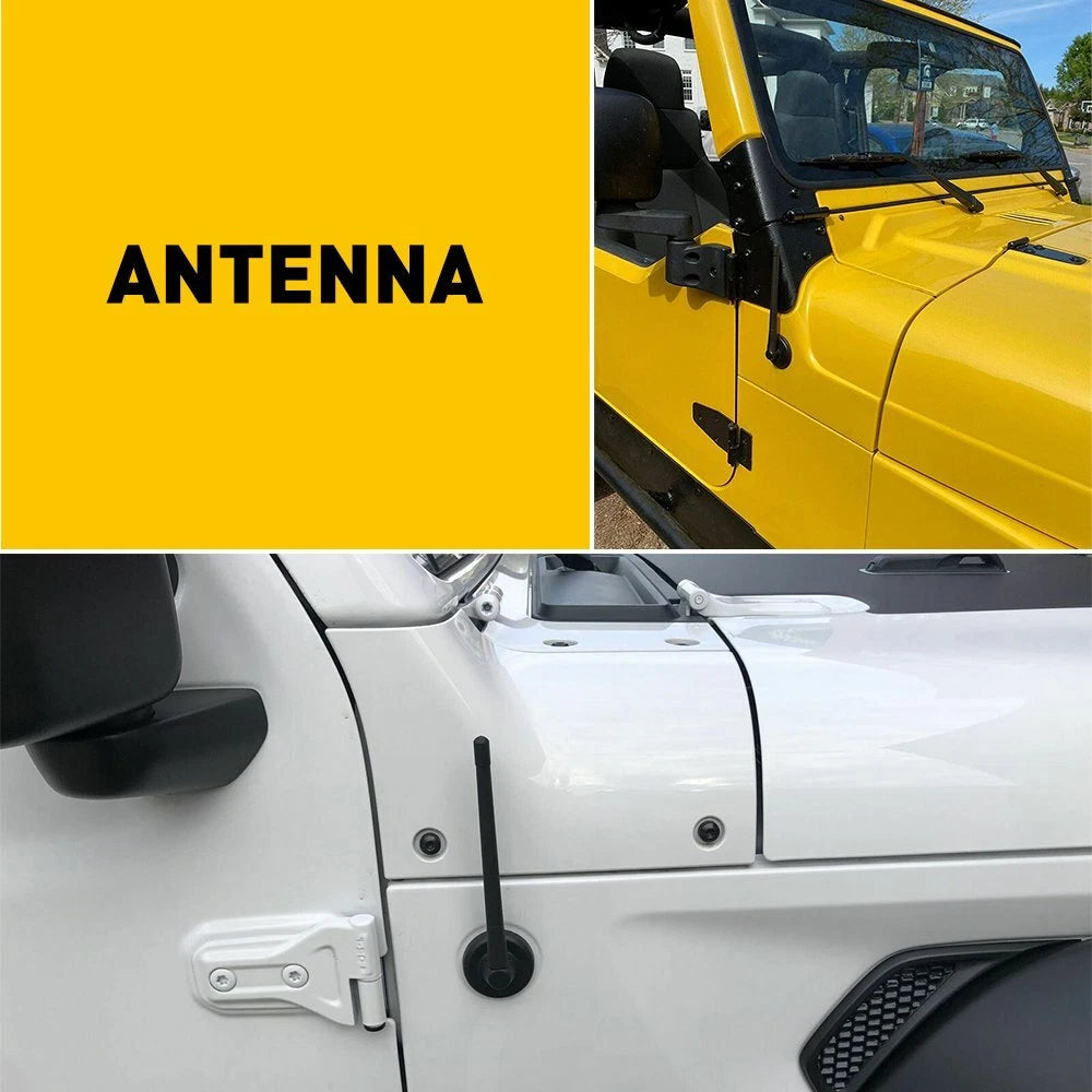 7" Short Antenna Mast for Mitsubishi Outlander (2003â2006) Black AM/FM