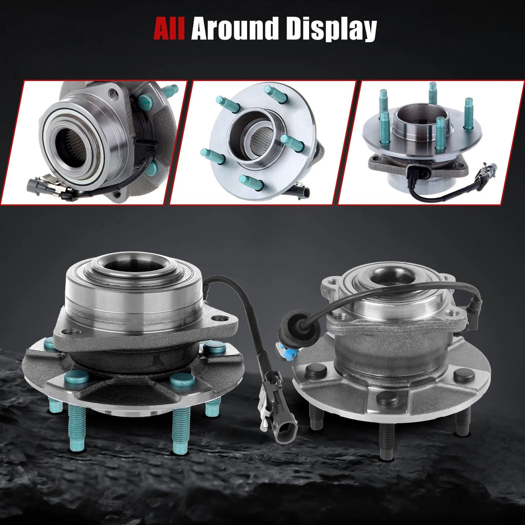 Set of 4 Wheel Hub Bearing Assemblies for Chevy Equinox (2005–2006)