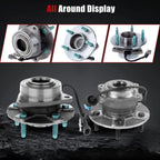 Set of 4 Wheel Hub Bearing Assemblies for Chevy Equinox (2005–2006)