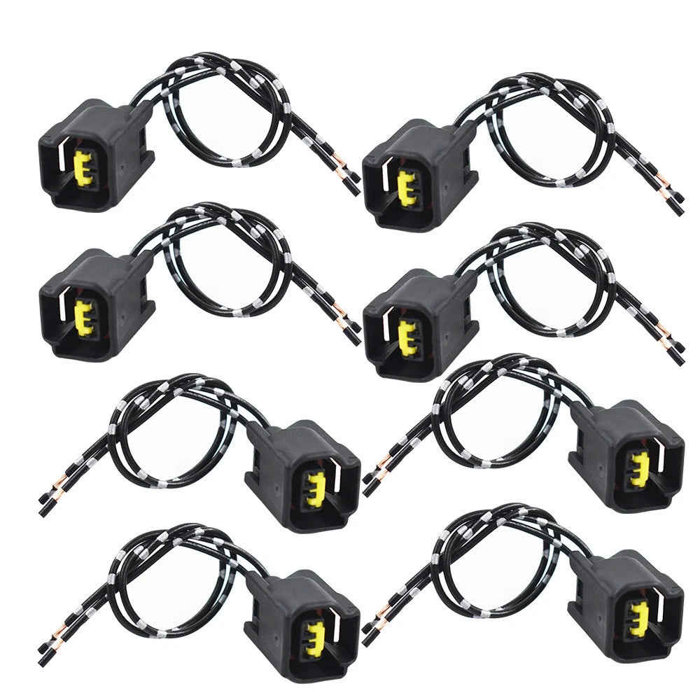 Set of 8 Ignition Coil Connector Pigtail Plugs for Ford (1991–2011)