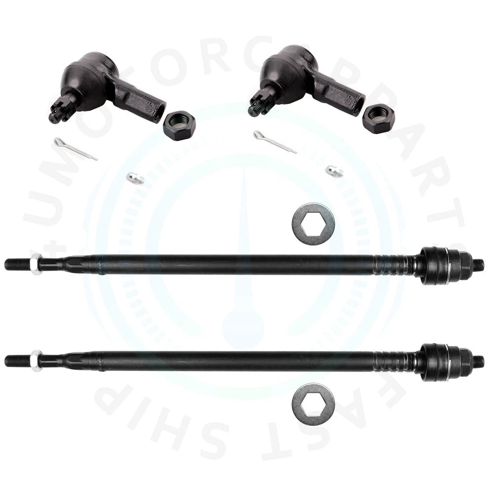 Set of 4 Tie Rod Ends for Honda Civic Acura EL (2001–2005)