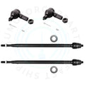 Set of 4 Tie Rod Ends for Honda Civic Acura EL (2001–2005)