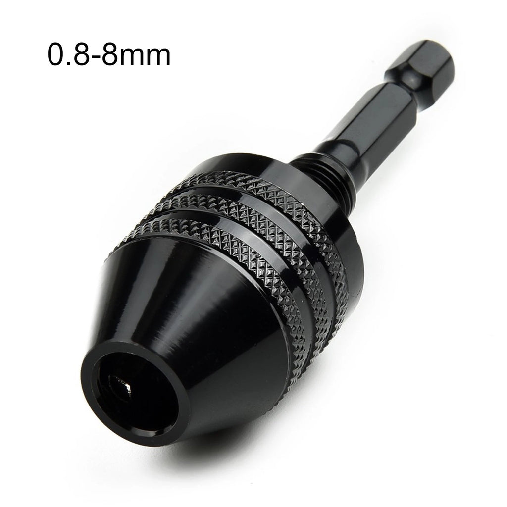 Quick Change Keyless Chuck Conversion Adapter for Drill Bit Holder Tool