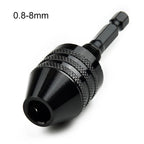 Quick Change Keyless Chuck Conversion Adapter for Drill Bit Holder Tool