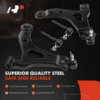 8x Control Arm w/Ball Joint Tie Rod Front for Chevrolet Uplander (2005–2006)